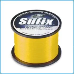 Sufix Tritanium Surf & Salt Water Mono (1120m/0.35mm/8.7kg/ Neon Gold)