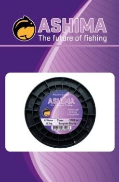 ASHIMA Gangster Strong Clear Sink. 1000m (0.30mm/7.9kg)