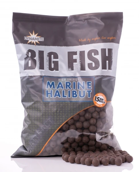 DYNAMITE BAITS Marine Halibut Boilies 15mm 1kg