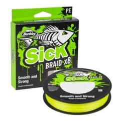 Berkley Sick Braid X8 Hi-Vis Geel 0.06mm/5.4kg