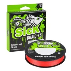 Berkley Sick Braid X8 Rood 0.06mm/5.4kg