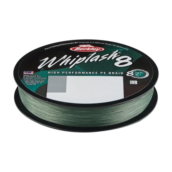 Berkley Whiplash 8 Green 150m 0.08mm - 12.9kg