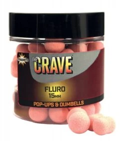 DYNAMITE BAITS The Crave Fluro Pop-Ups En Dumbells 15mm