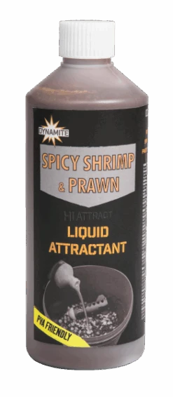 DYNAMITE BAITS Spicy Shrimp & Prawn Liquid Attractant 500ml