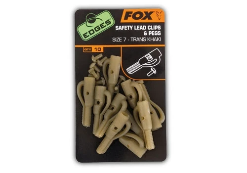 Fox Safety Lead Clips & Pegs Maat 7