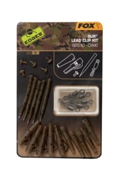 Fox EDGES Slik Lead Clip Kit Camo Maat 10