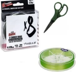 Sufix 8 Carrier Braid Chartreuse (150m/0.104mm/5KG/PE 0.4)