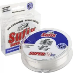 SUFIX SUPER 21 FLUOROCARBON CLEAR (80MTR 0.33MM/8.2KG)