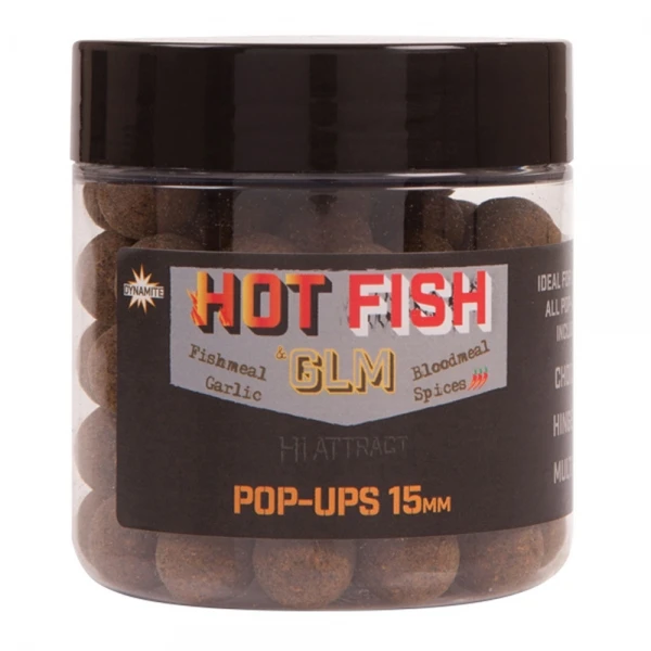 DYNAMITE BAITS Hot Fish & GLM Pop-Ups 15mm