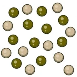 Heli-Chod Beads Gravel/Weed