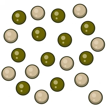 Heli-Chod Beads Gravel/Weed